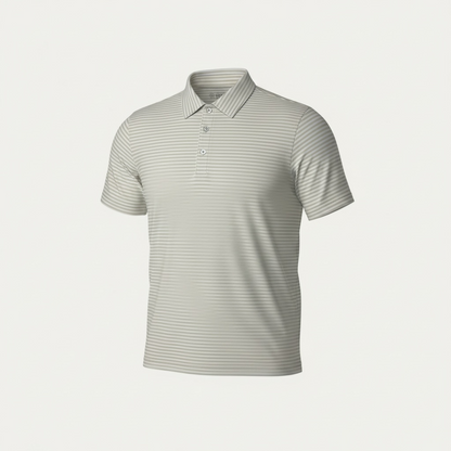 Fairway Performance Polo Golf Shirt Stripe