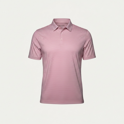 Fairway Performance Polo Golf Shirt Stripe