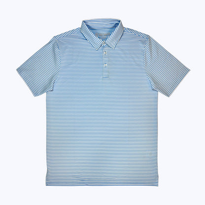 Fairway Performance Polo Golf Shirt Stripe