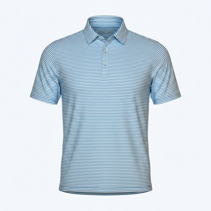 Fairway Performance Polo Golf Shirt Stripe