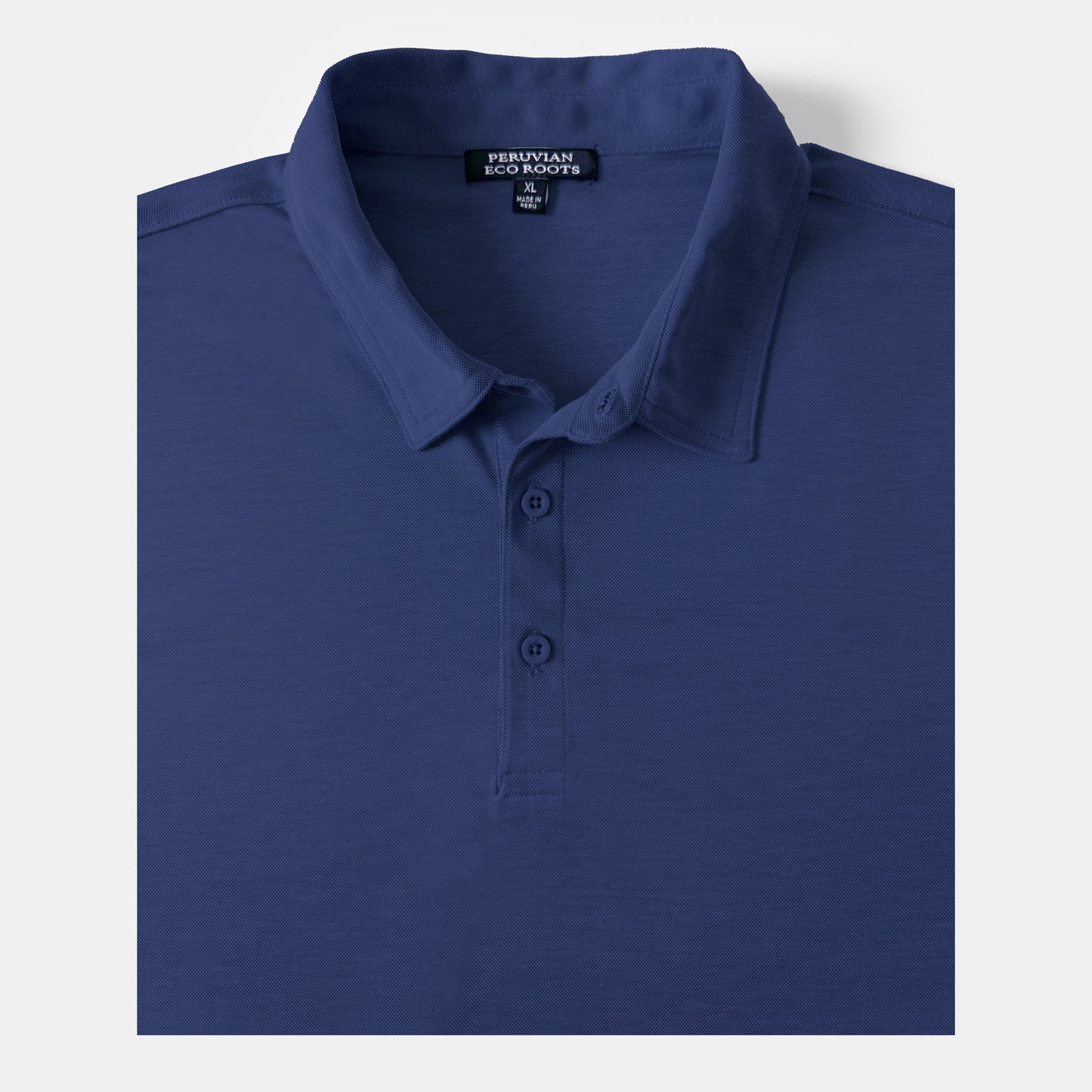 Men's Short Sleeve Golf Polo – Pima Cotton Blend in Navy